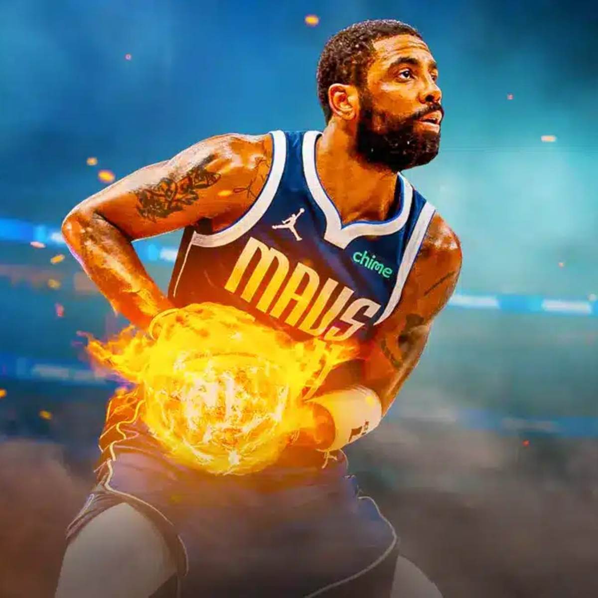 Mavs Kyrie Irving on Vacation At the Beach in Greece Teaching Moves to Kids Athlon Sports