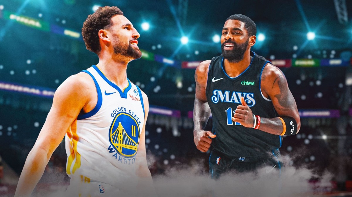 Gotta Be The Shoes Did Kyrie Irving Klay Thompson Business Connection Help Mavs Athlon Sports