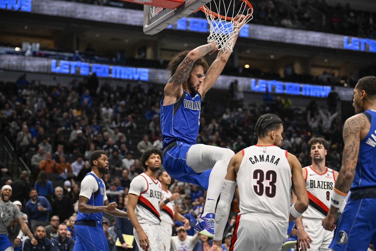 Dallas Mavericks Dereck Lively II Conquers Portland Trail Blazers with